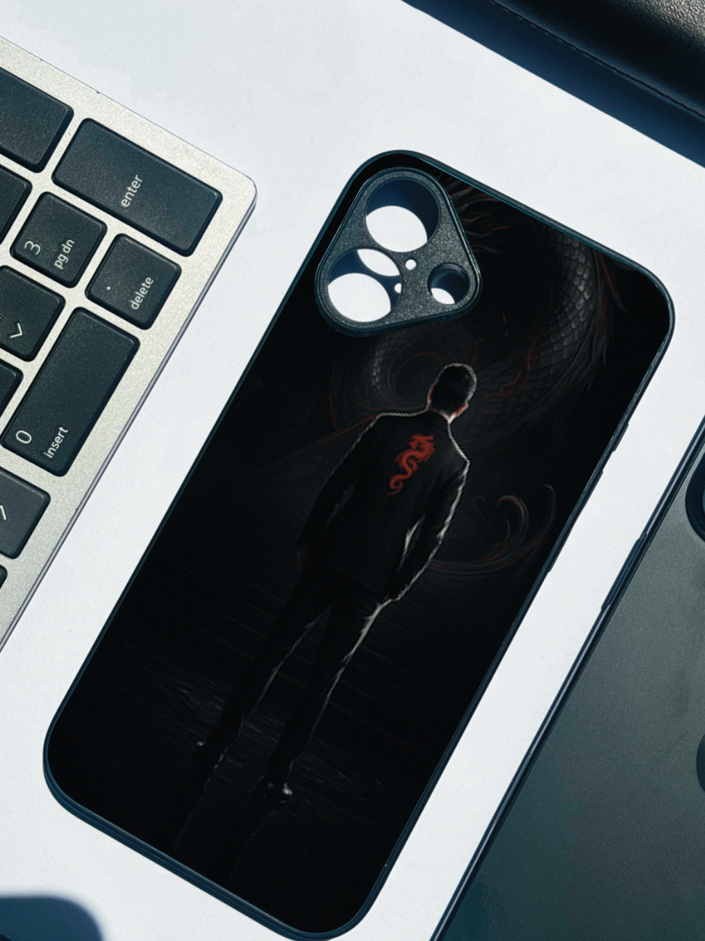 Venom Authority Premium Glass Back Cover For iPhone 11,12,13,14,15,16 Models