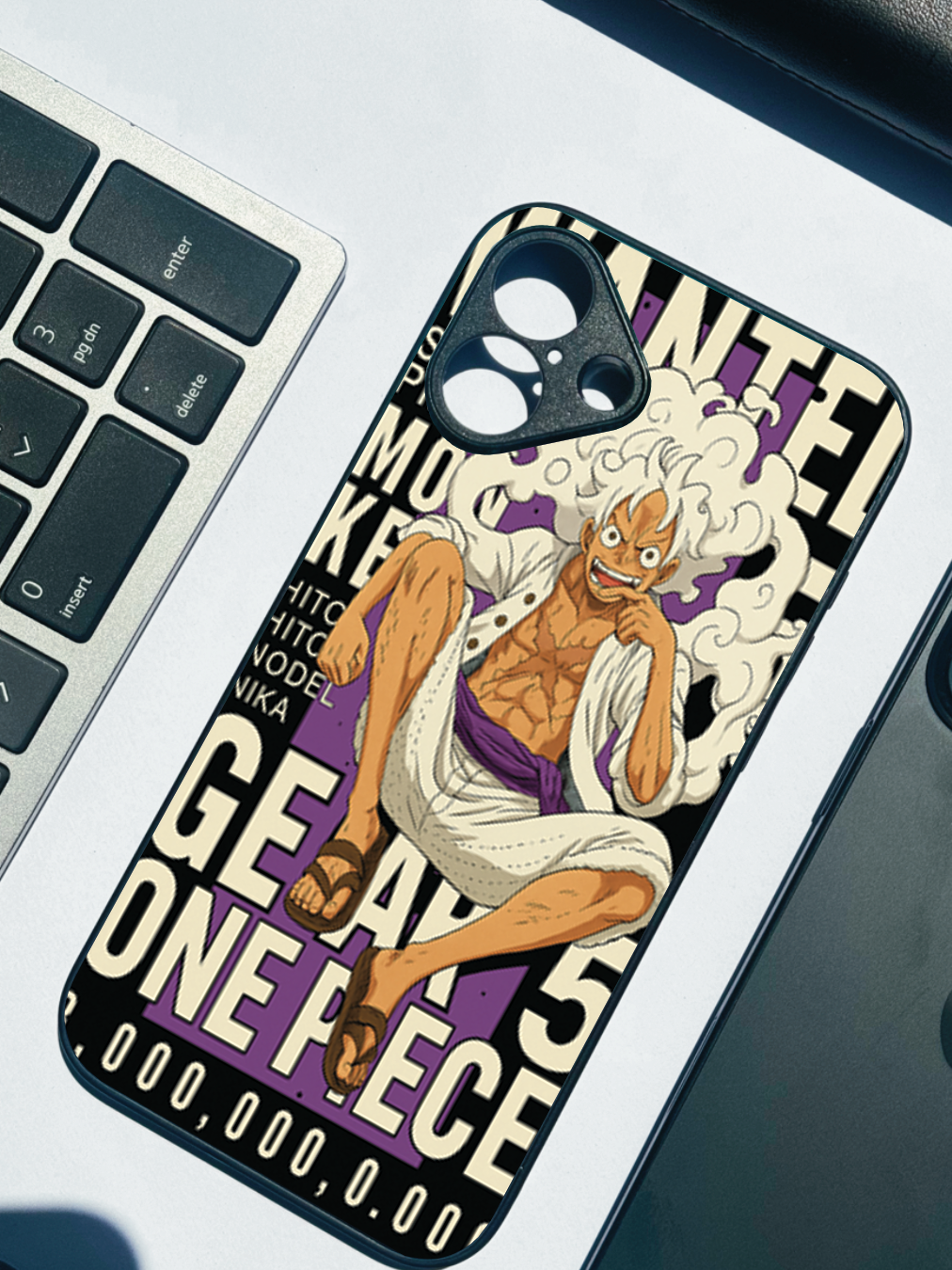 One Piece FAN Premium Glass Back Cover For iPhone 11,12,13,14,15,16 Models