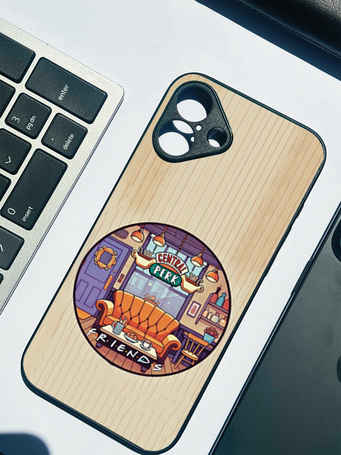 Coffee & Couch Premium Glass Back Cover For iPhone 11,12,13,14,15,16 Models