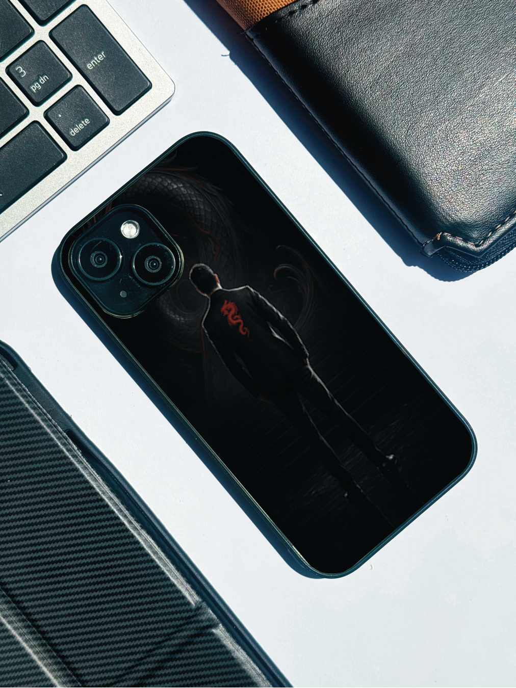 Venom Authority Premium Glass Back Cover For iPhone 11,12,13,14,15,16 Models