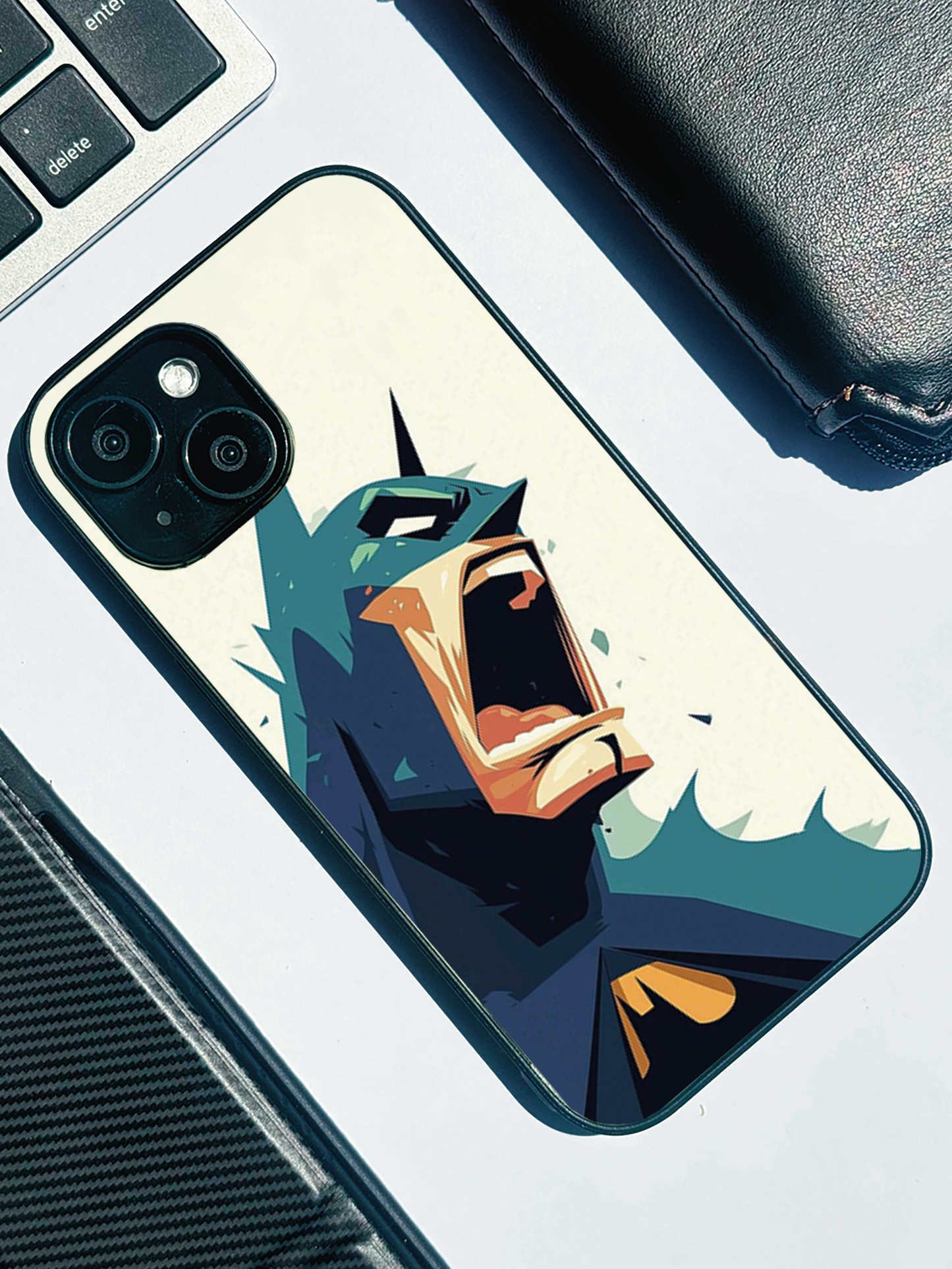 The Dark Roar Premium Glass Back Cover For iPhone 11,12,13,14,15,16 Models