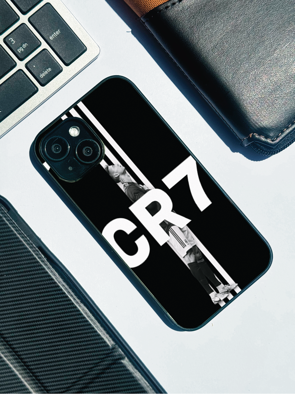 Legacy Stripe Premium Glass Back Cover For iPhone 11,12,13,14,15,16 Models