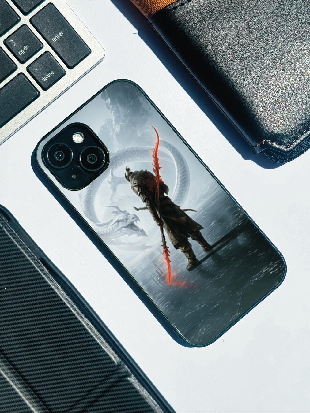 Lets Fight Premium Glass Back Cover For iPhone 11,12,13,14,15,16 Models