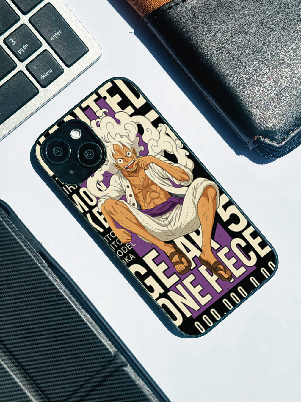 One Piece FAN Premium Glass Back Cover For iPhone 11,12,13,14,15,16 Models