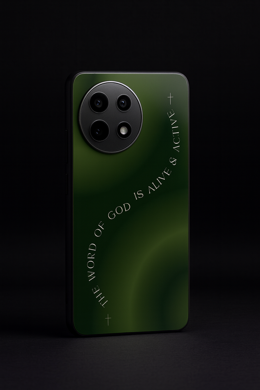 Alive & Active Premium Glass Back Cover For One Plus 13, 12, 11, 10, Nord Series