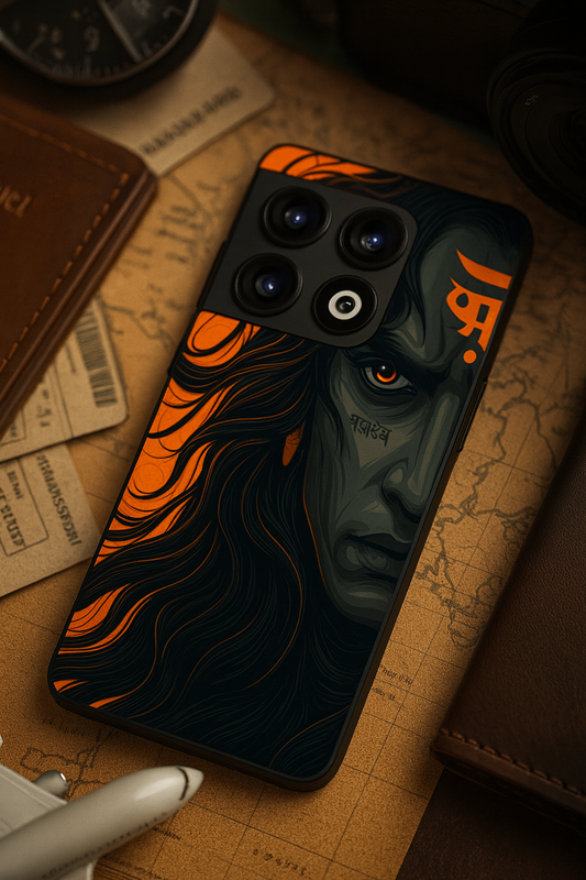 Aghora Veil Premium Glass Back Cover For One Plus 13, 12, 11, 10, Nord Series