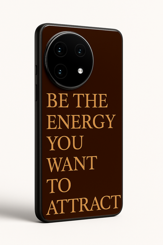 Be The Energy Premium Glass Back Cover For One Plus 13, 12, 11, 10, Nord Series