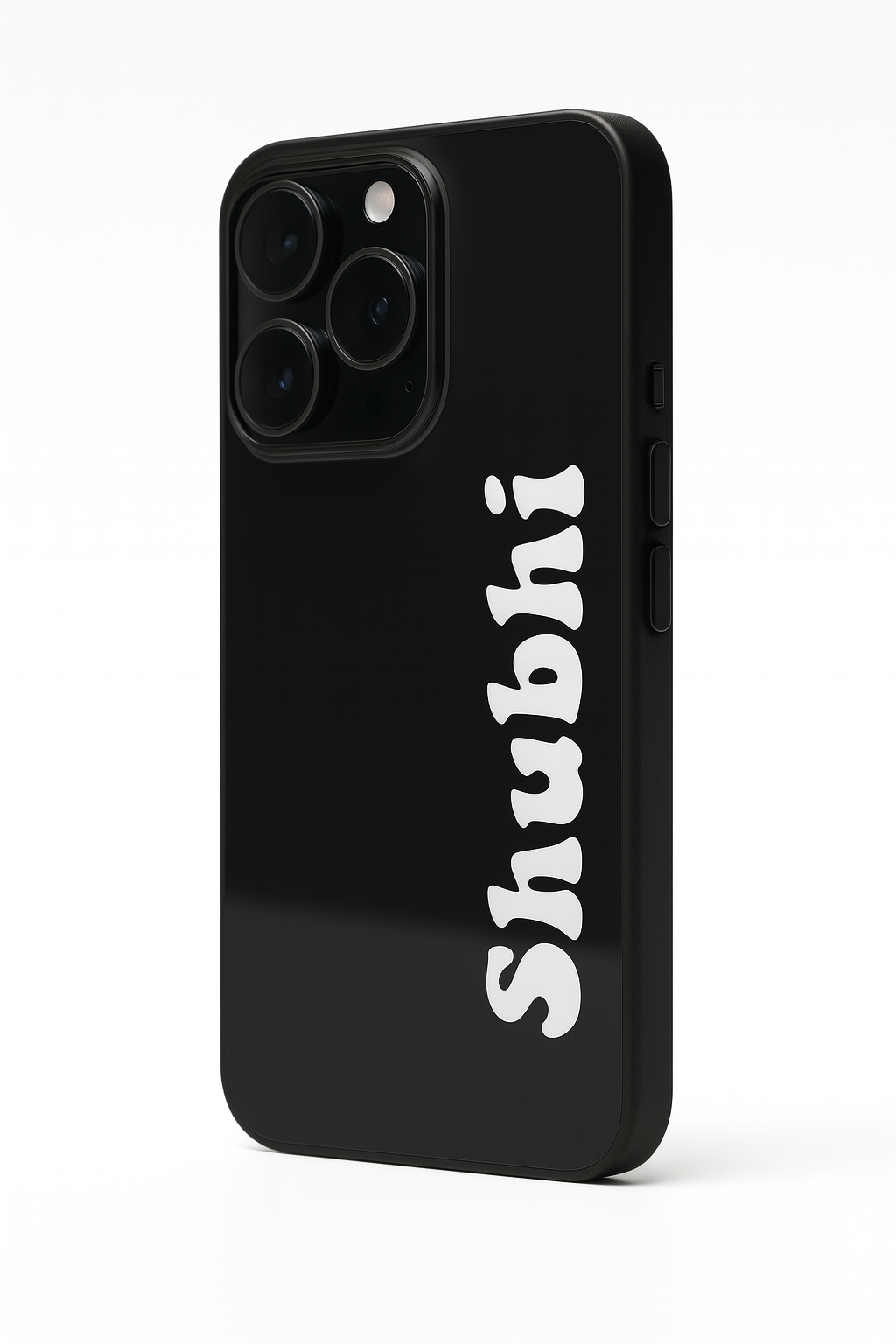 Minimal Luxe Personalised Name Premium Glass Back Cover For iPhone 11,12,13,14,15,16 Models