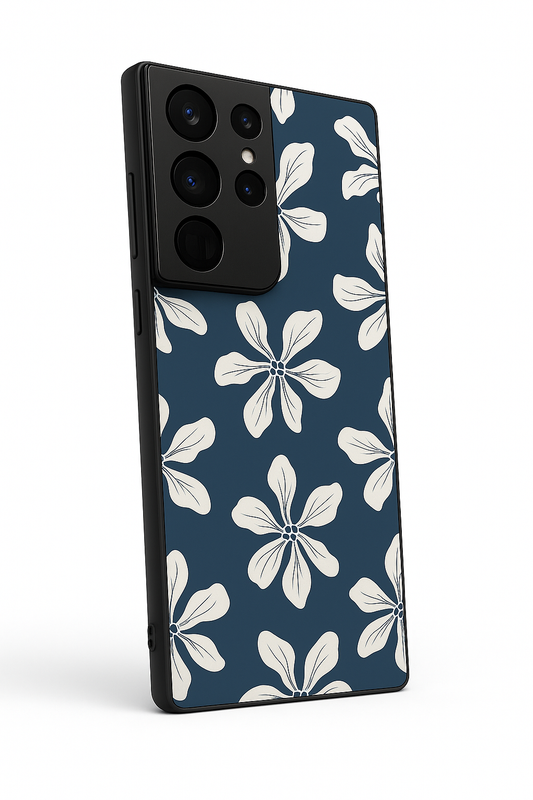 The Floral Maiden Premium Glass Back Cover For Galaxy S22, S23, S24, S25 Models