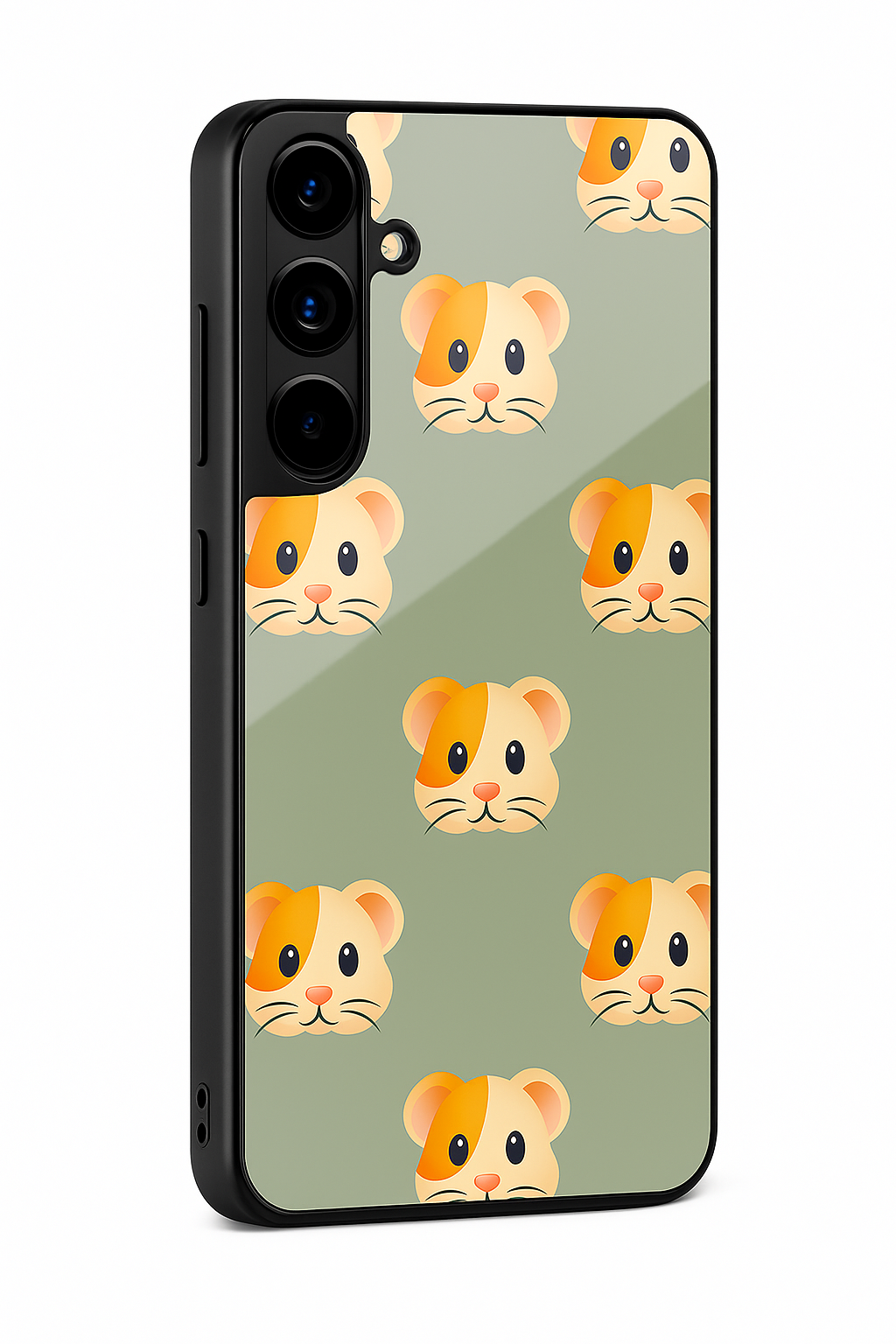 Hello Rabbis Premium Glass Back Cover For Galaxy S22, S23, S24, S25 Models