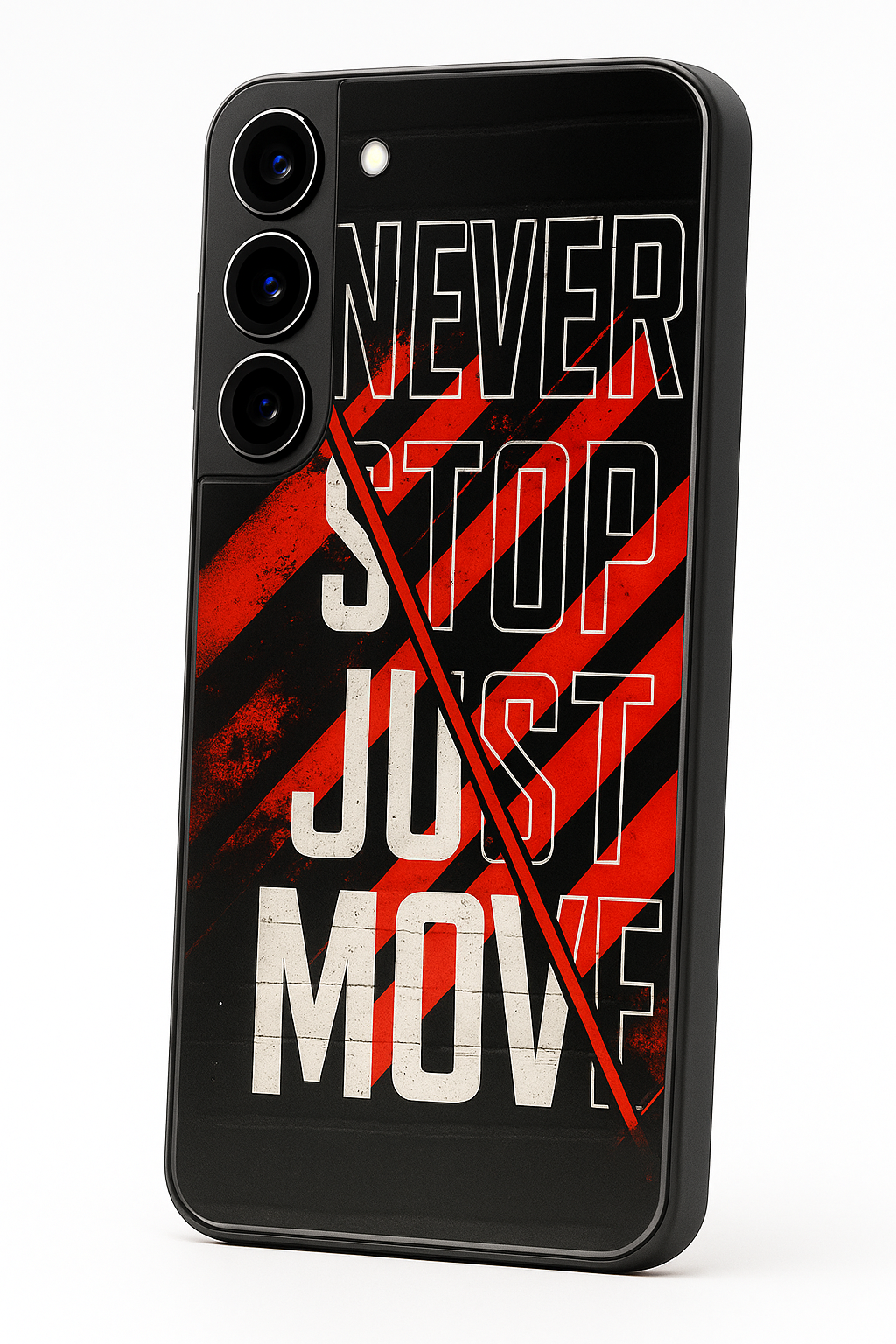 JUST MOVE Premium Glass Back Cover For Galaxy S22, S23, S24, S25 Models