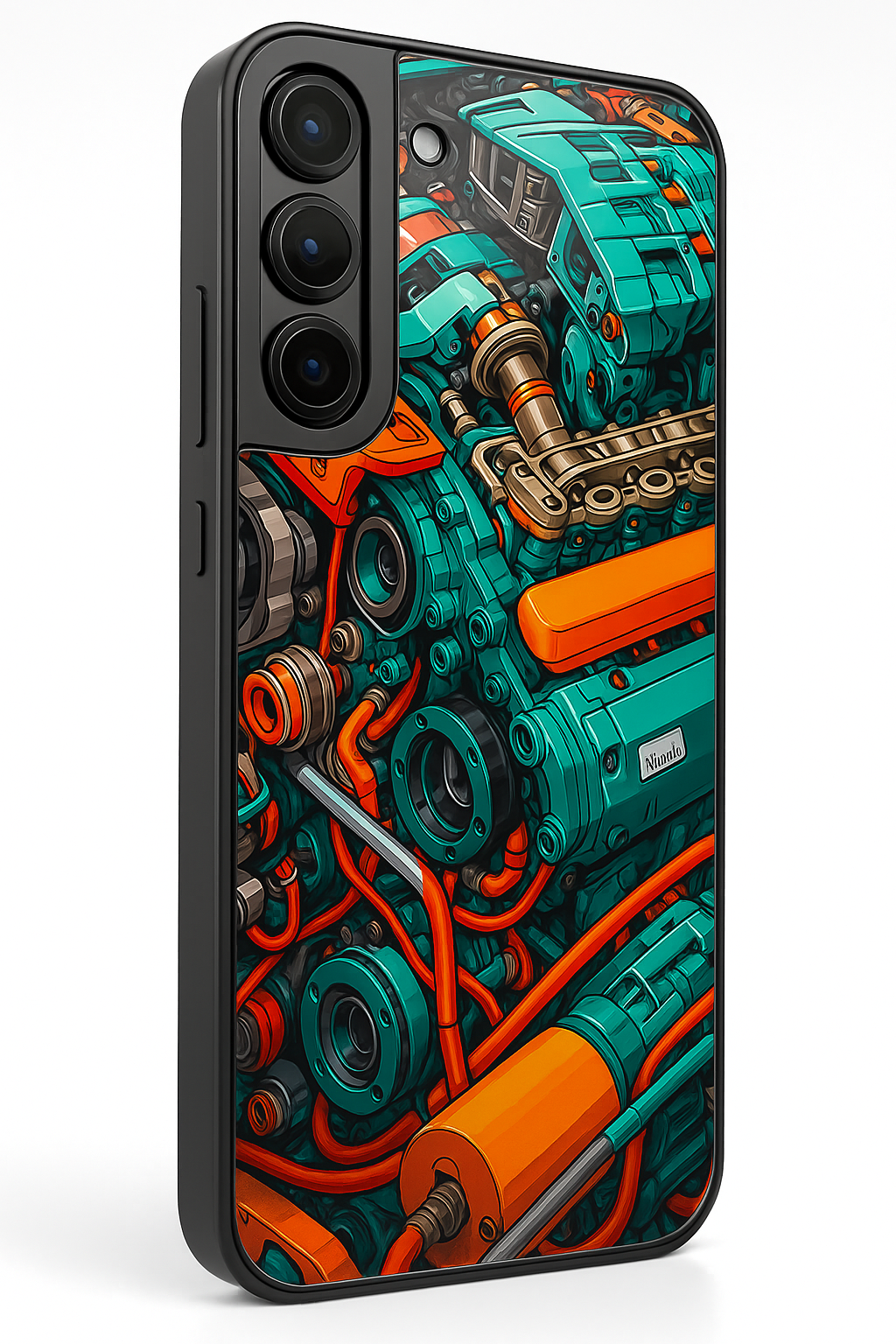 Aesthetic Engine Premium Glass Back Cover For Galaxy S22, S23, S24, S25 Models