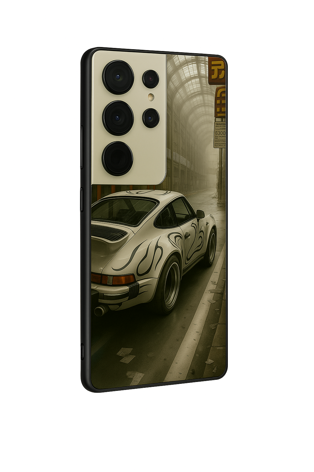 I Love To Race Premium Glass Back Cover For Galaxy S22, S23, S24, S25 Models