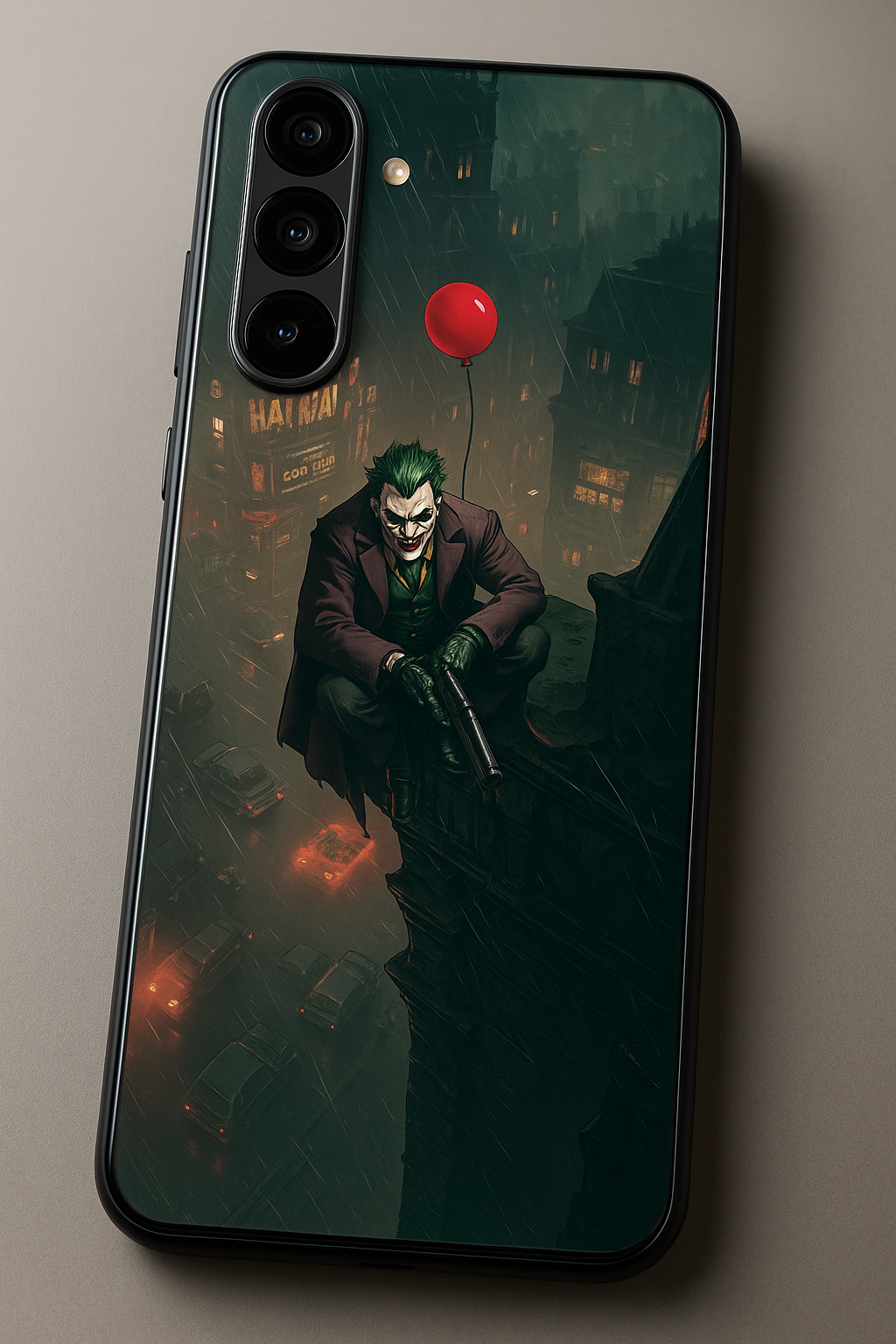 I am Joker Premium Glass Back Cover For Galaxy S22, S23, S24, S25 Models
