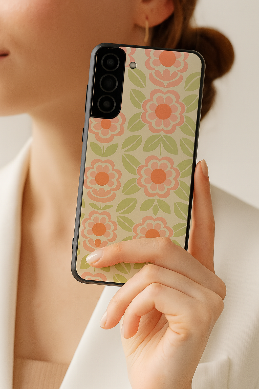Sunset Garden Premium Glass Back Cover For Galaxy S22, S23, S24, S25 Models