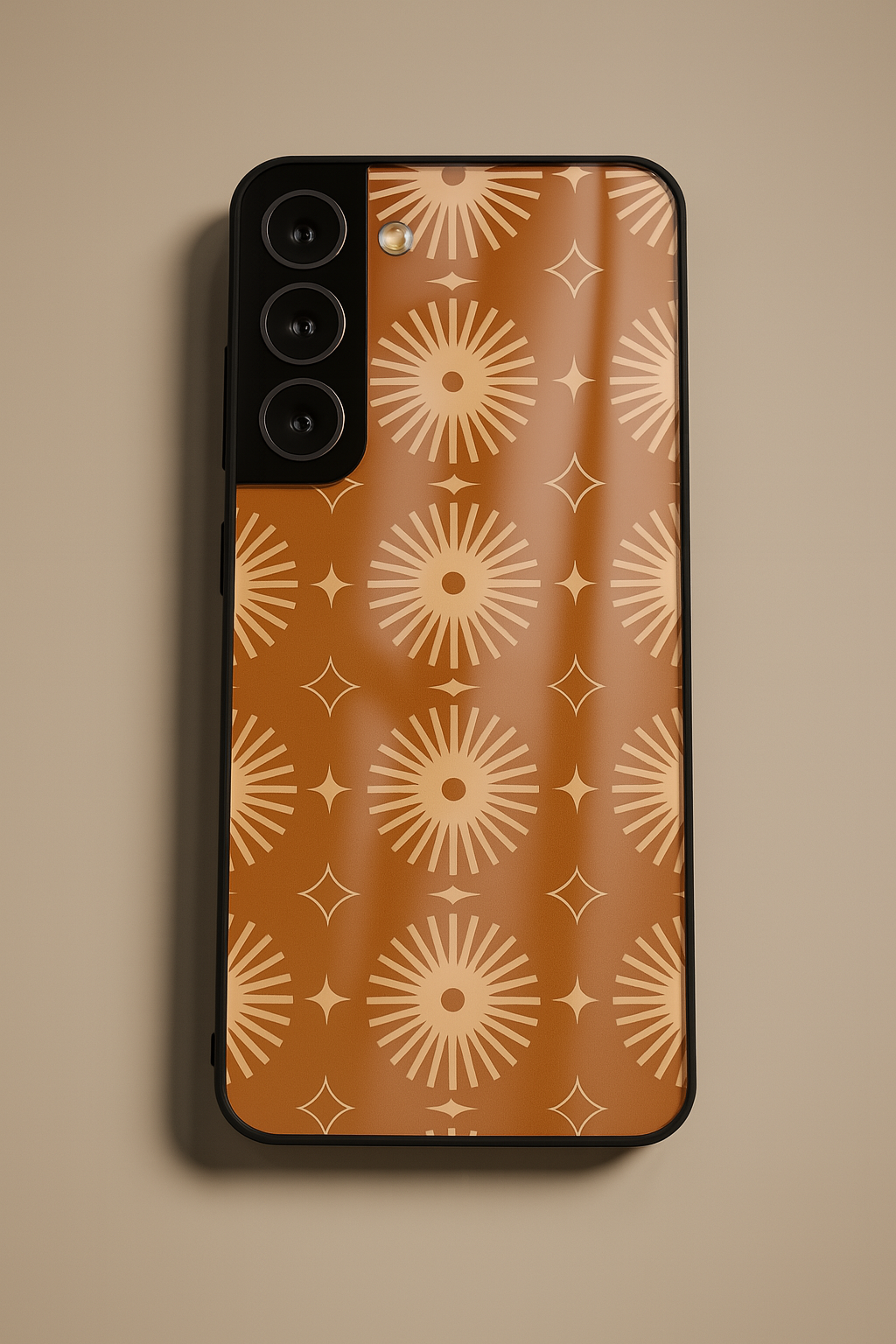 Aesthetic Sparkles Premium Glass Back Cover For Galaxy S22, S23, S24, S25 Models