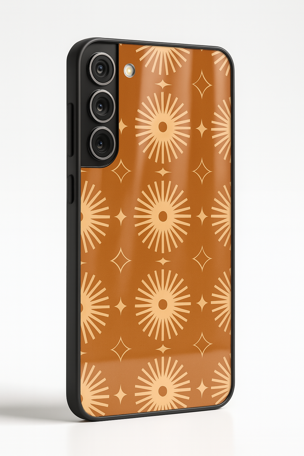 Aesthetic Sparkles Premium Glass Back Cover For Galaxy S22, S23, S24, S25 Models