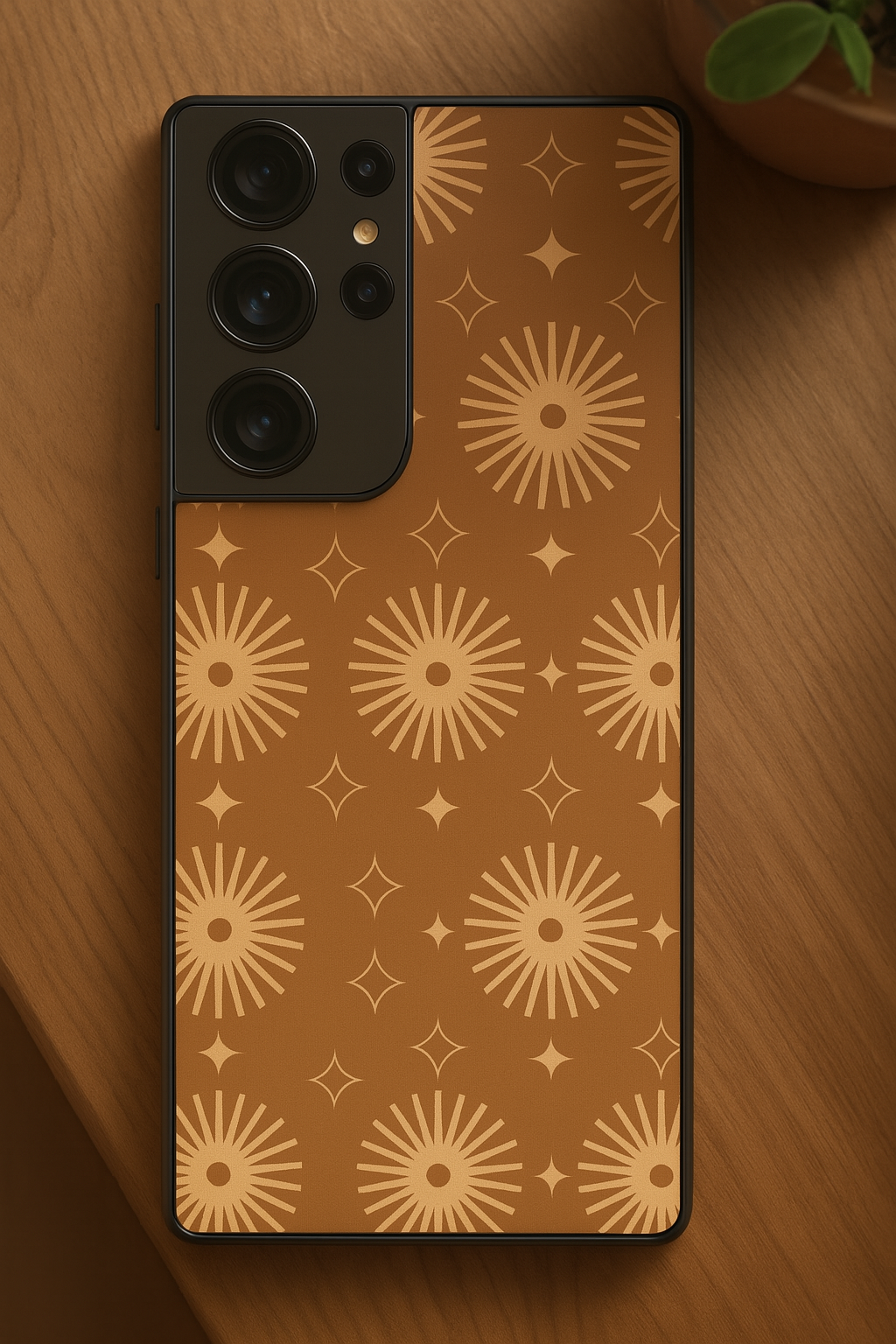 Aesthetic Sparkles Premium Glass Back Cover For Galaxy S, A, M & F Series