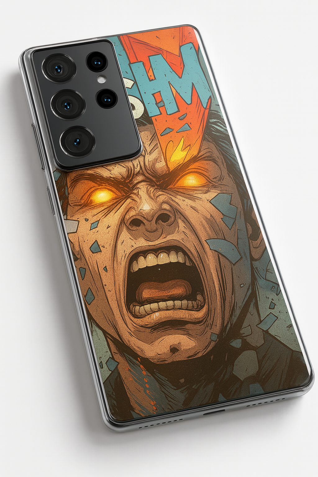 I Am Homelander Premium Glass Back Cover For Galaxy S22, S23, S24, S25 Models