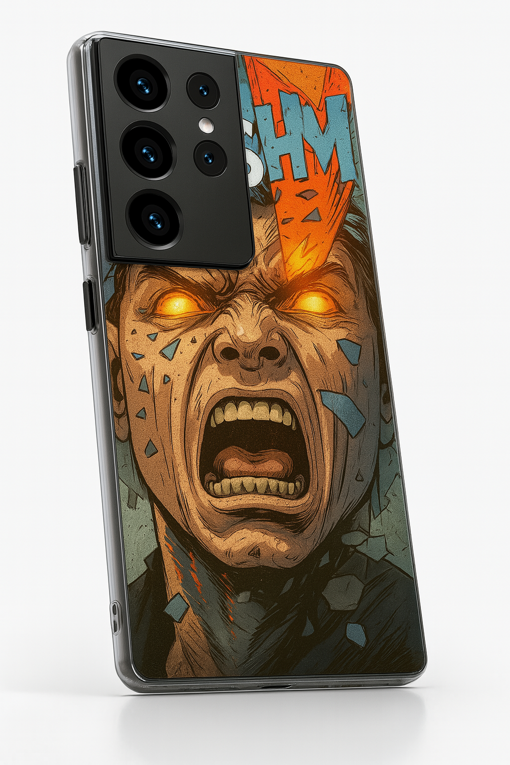 I Am Homelander Premium Glass Back Cover For Galaxy S22, S23, S24, S25 Models