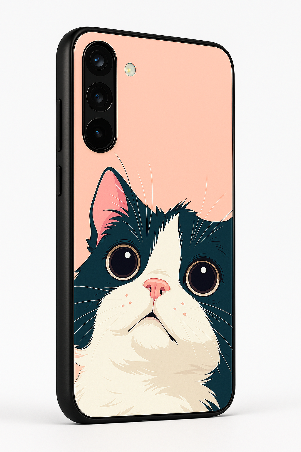 Cool Cats Premium Glass Back Cover For Galaxy S22, S23, S24, S25 Models
