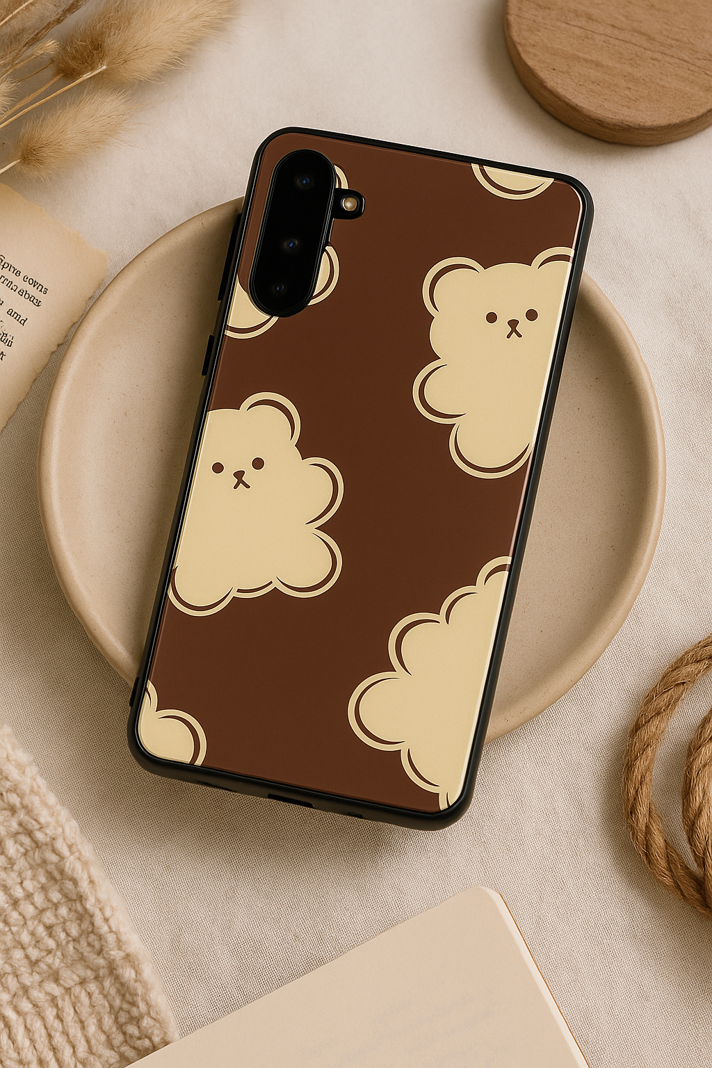 Teddy Overload Premium Glass Back Cover For Galaxy S22, S23, S24, S25 Models