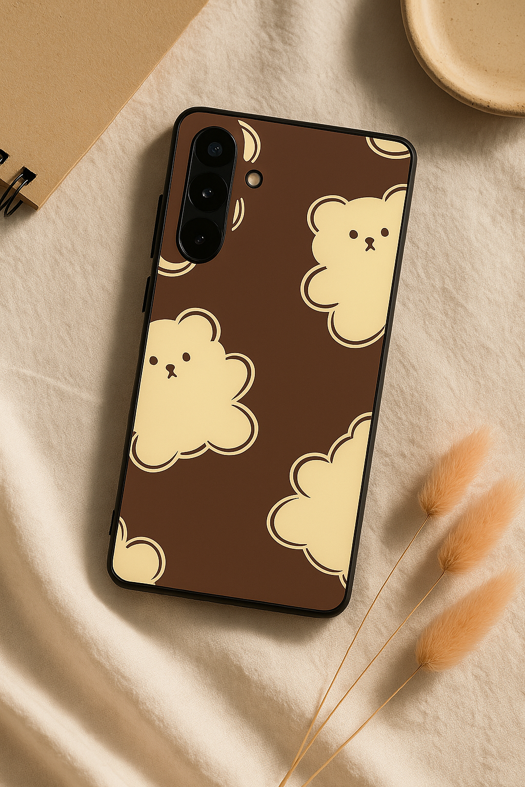 Teddy Overload Premium Glass Back Cover For Galaxy S22, S23, S24, S25 Models