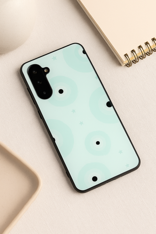 Eye Of Protection Premium Glass Back Cover For Galaxy S22, S23, S24, S25 Models