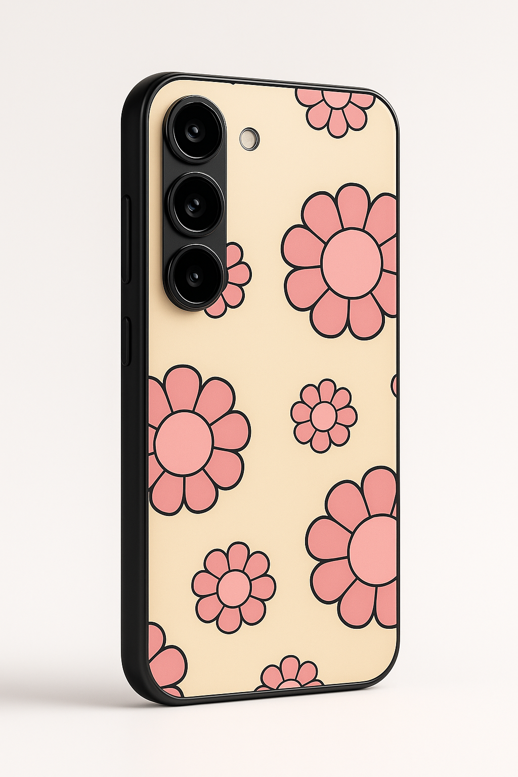 Flowery Freak Premium Glass Back Cover For Galaxy S22, S23, S24, S25 Models