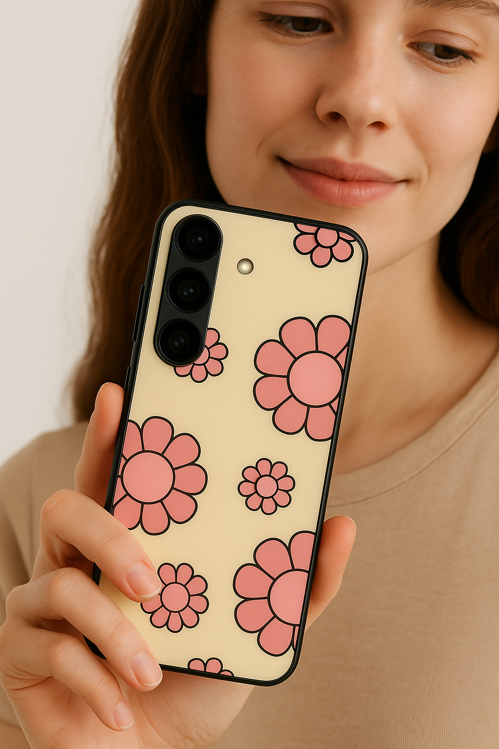 Flowery Freak Premium Glass Back Cover For Galaxy S22, S23, S24, S25 Models