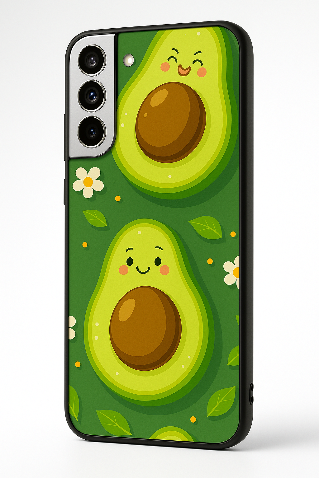 I Am Avacadoing Premium Glass Back Cover For Galaxy S22, S23, S24, S25 Models