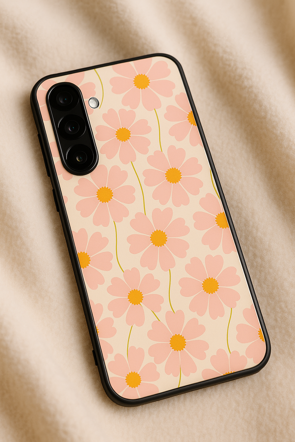 Cherry Blossom* Premium Glass Back Cover For Galaxy S22, S23, S24, S25 Models