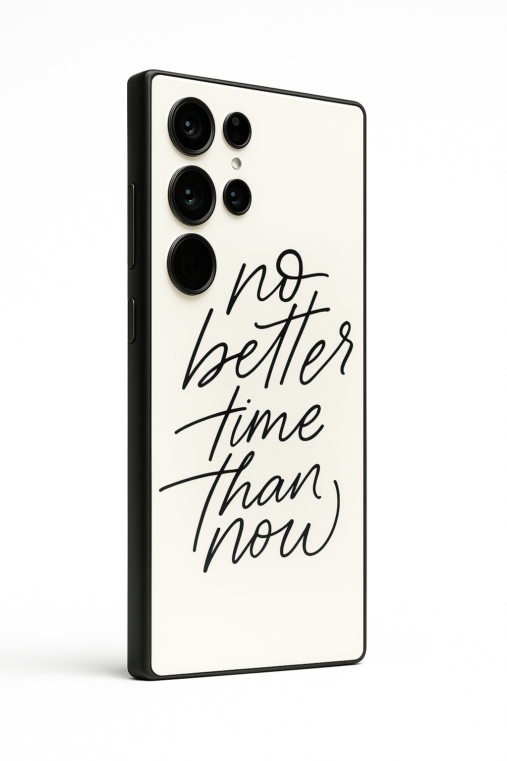 No Better Time Premium Glass Back Cover For Galaxy S22, S23, S24, S25 Models