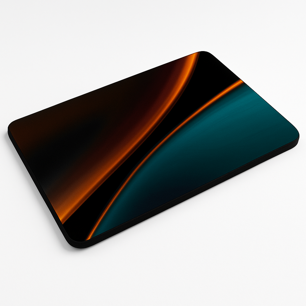 Printed Mouse Pad| Silicon Base | Abstract Lines Graphic | Available in Size - Small, Large