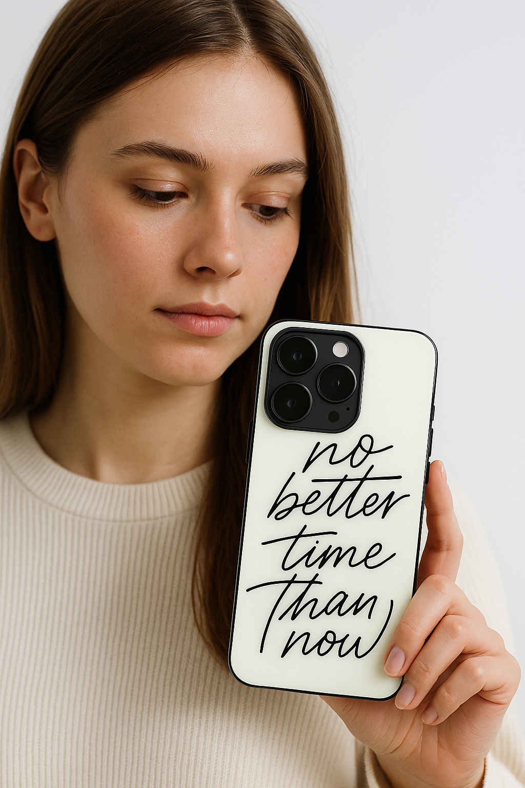 No Better Time Premium Glass Back Cover For iPhone 11,12,13,14,15,16 Models