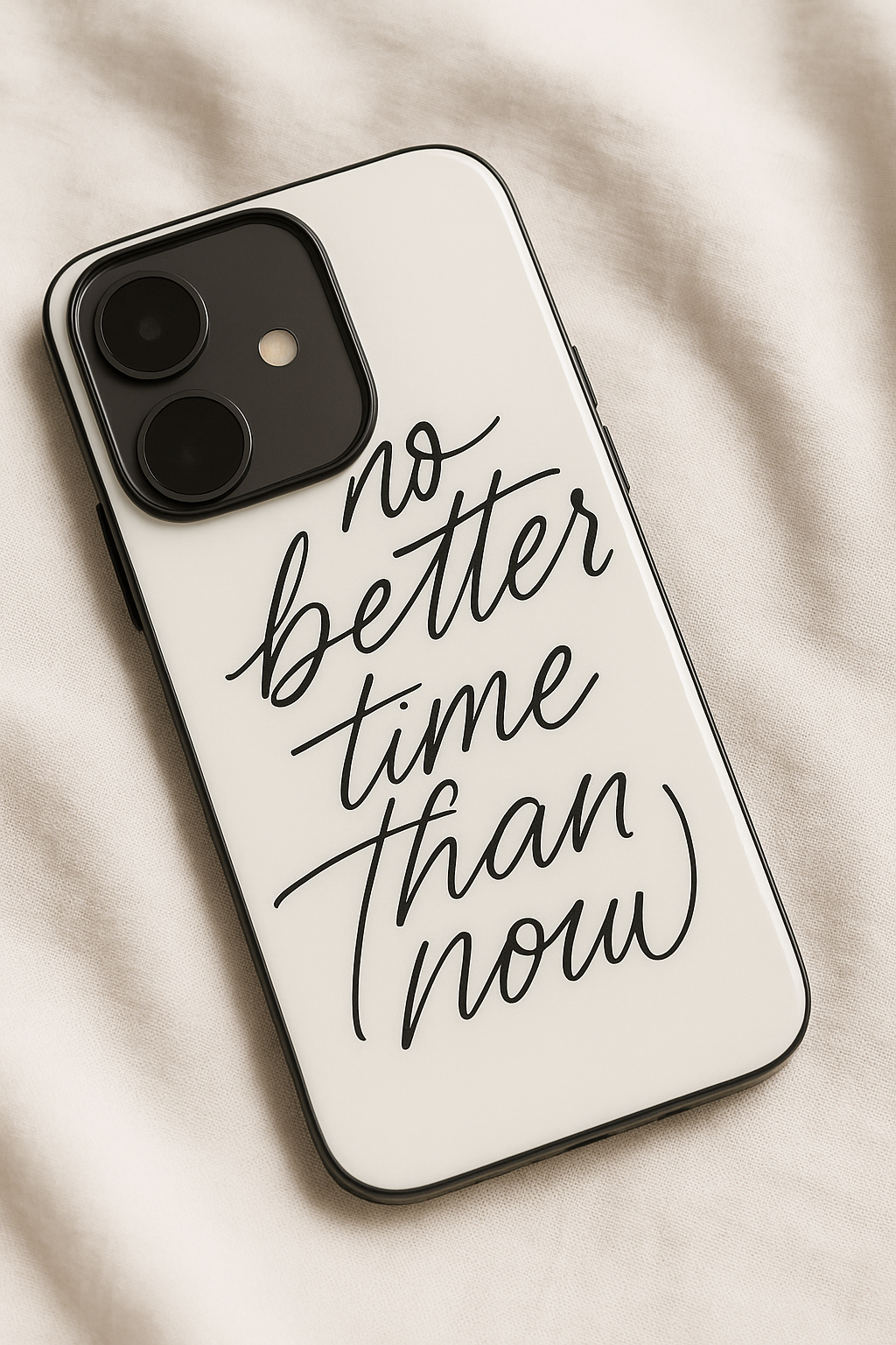 No Better Time Premium Glass Back Cover For iPhone 11,12,13,14,15,16 Models