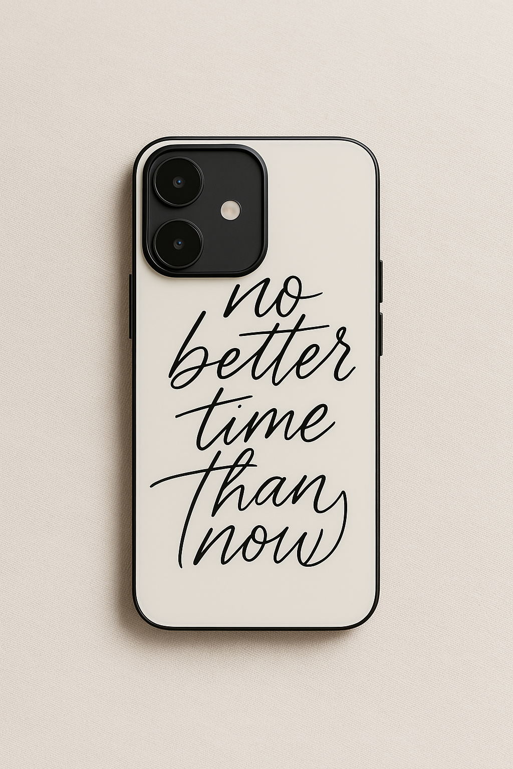No Better Time Premium Glass Back Cover For iPhone 11,12,13,14,15,16 Models
