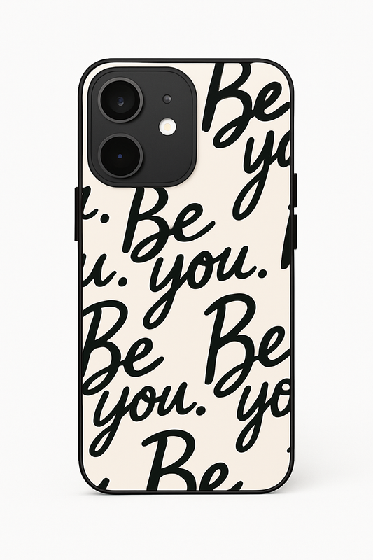Be-You Premium Glass Back Cover For iPhone 11,12,13,14,15,16 Models