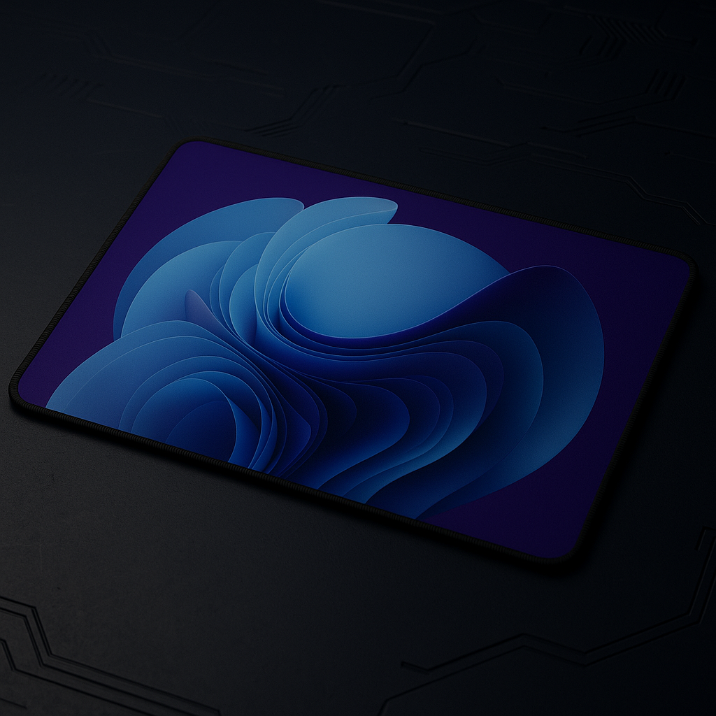 Printed Mouse Pad| Silicon Base | The abstract den Graphic | Available in Size - Small, Large