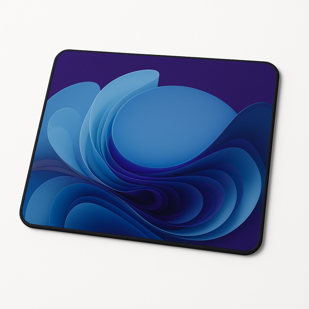 Printed Mouse Pad| Silicon Base | The abstract den Graphic | Available in Size - Small, Large