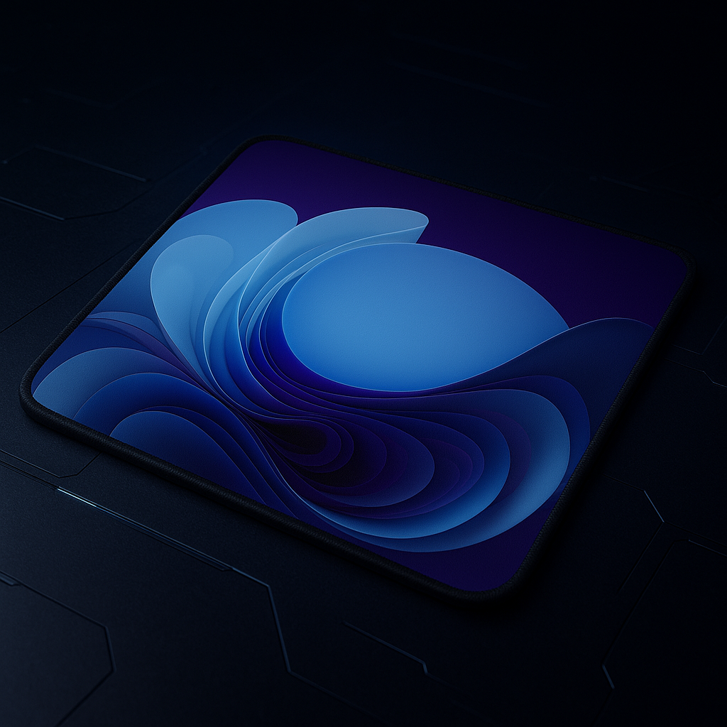 Printed Mouse Pad| Silicon Base | The abstract den Graphic | Available in Size - Small, Large