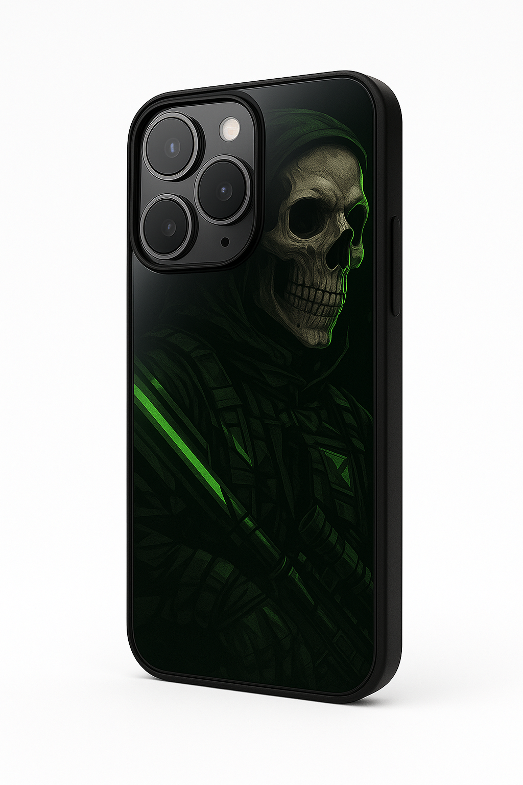 COD Zombie Premium Glass Back Cover For iPhone 11,12,13,14,15,16 Models