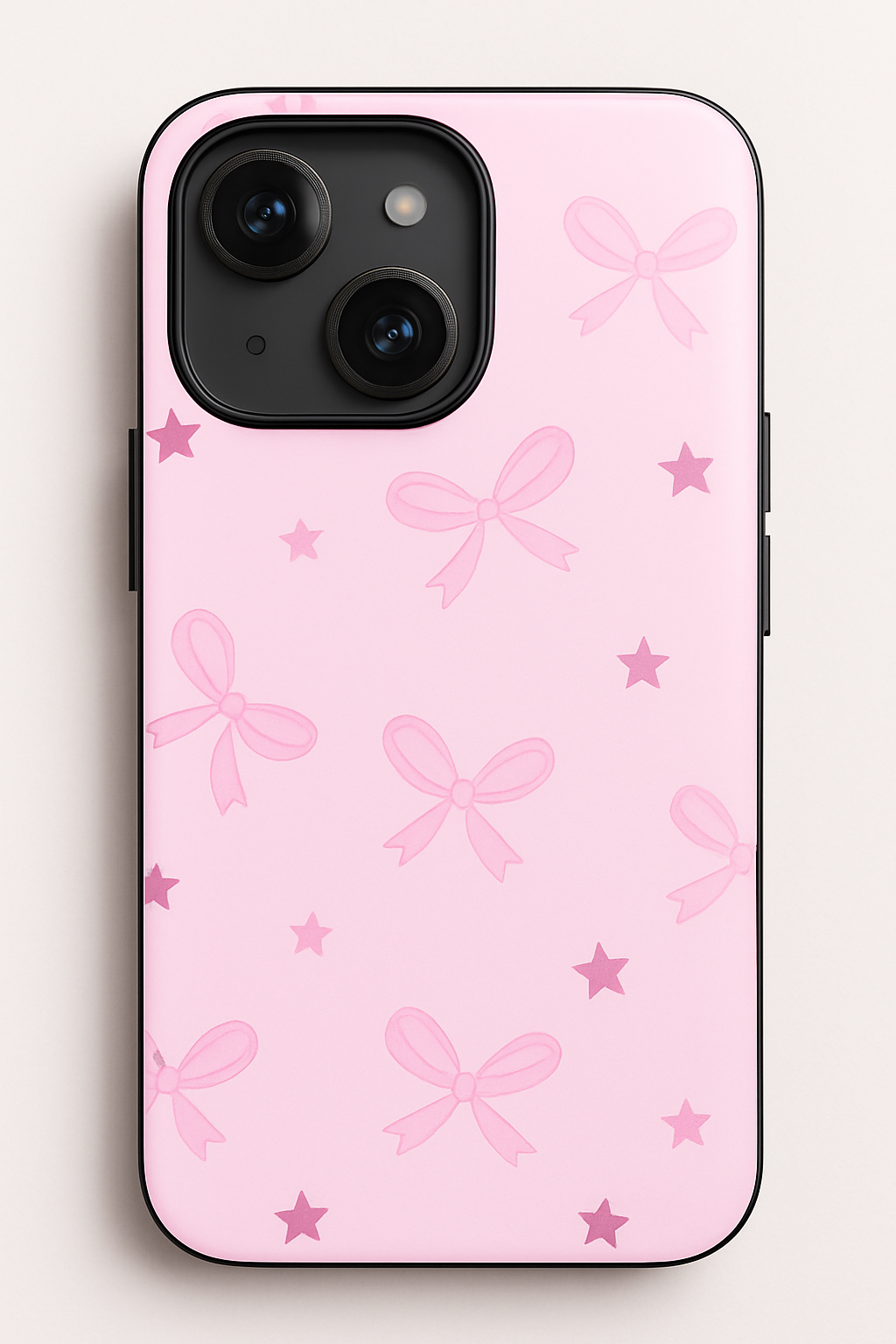 Sparkling Bows Premium Glass Back Cover For iPhone 11,12,13,14,15,16 Models