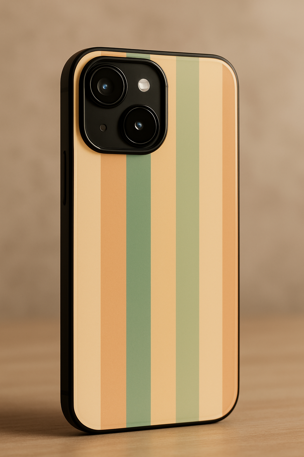 Abstract Stripes Premium Glass Back Cover For iPhone 11,12,13,14,15,16 Models
