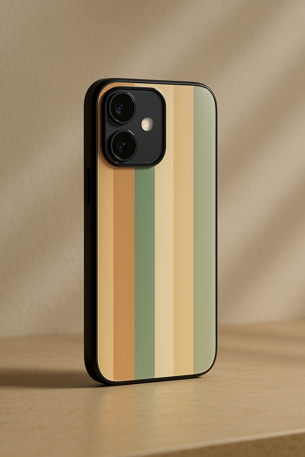 Abstract Stripes Premium Glass Back Cover For iPhone 11,12,13,14,15,16 Models