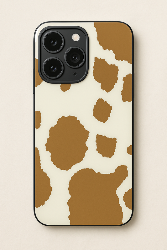 Café Spots Premium Glass Back Cover For iPhone 11,12,13,14,15,16 Models