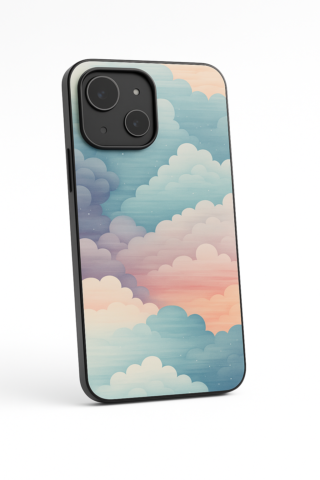 Cloud Of Dreams Premium Glass Back Cover For iPhone 11,12,13,14,15,16 Models