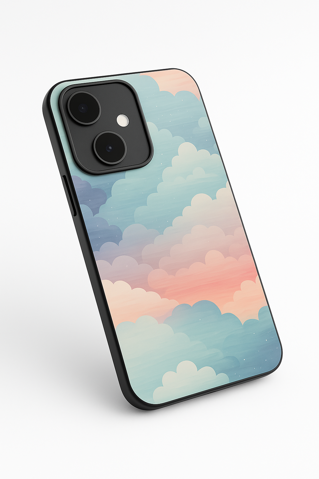 Cloud Of Dreams Premium Glass Back Cover For iPhone 11,12,13,14,15,16 Models