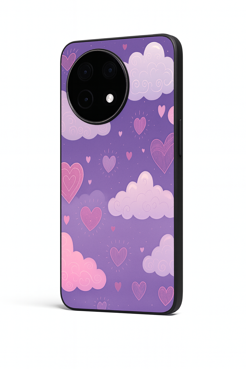 Lavender Skies Glass Back Cover For One Plus 13, 12, 11, 10, Nord Series