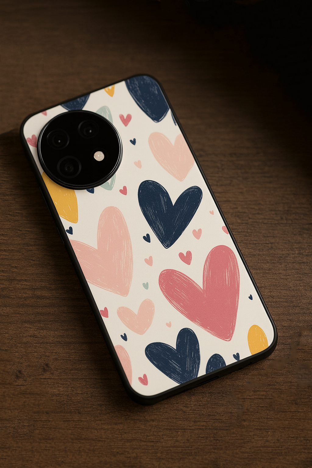 Painted Love Glass Back Cover For One Plus 13, 12, 11, 10, Nord Series
